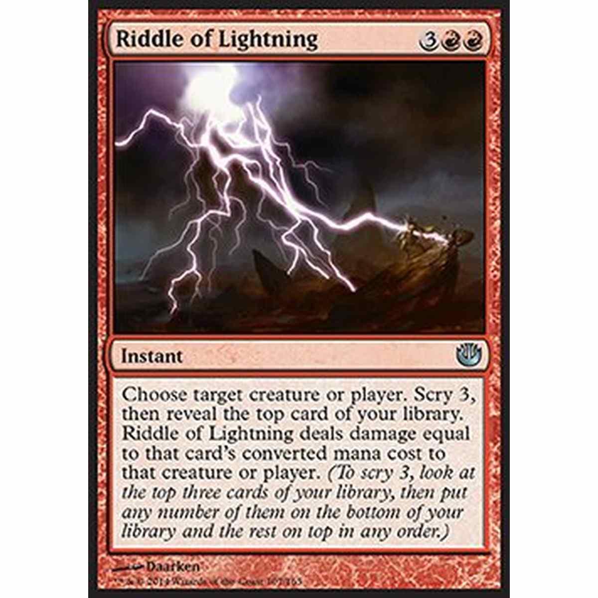 Riddle of Lightning - Indovinello del Fulmine - [JOU] [NM]