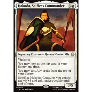 Hakoda, Selfless Commander - Hakoda, Selfless Commander - [TLA][NM] [Foil]