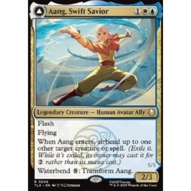 Aang, Swift Savior // Aang and La, Ocean's Fury - Aang, Swift Savior // Aang and La, Ocean's Fury - [TLA][NM] [Foil]