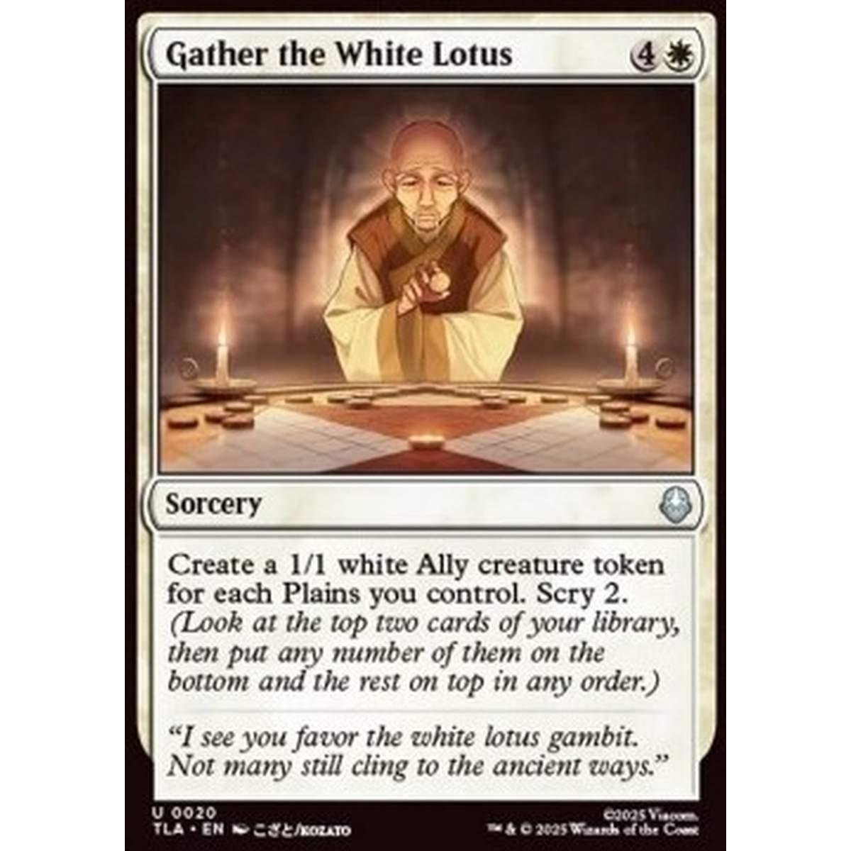 Gather the White Lotus - Gather the White Lotus - [TLA][NM] [Foil]