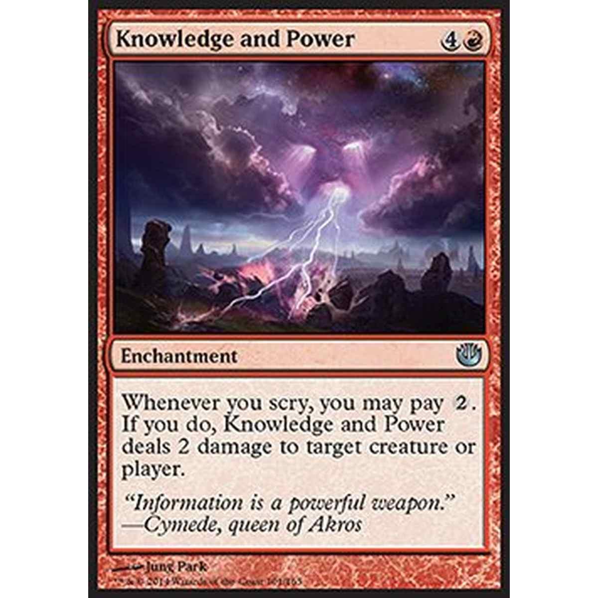 Knowledge and Power - Conoscenza e Potere - [JOU] [NM]