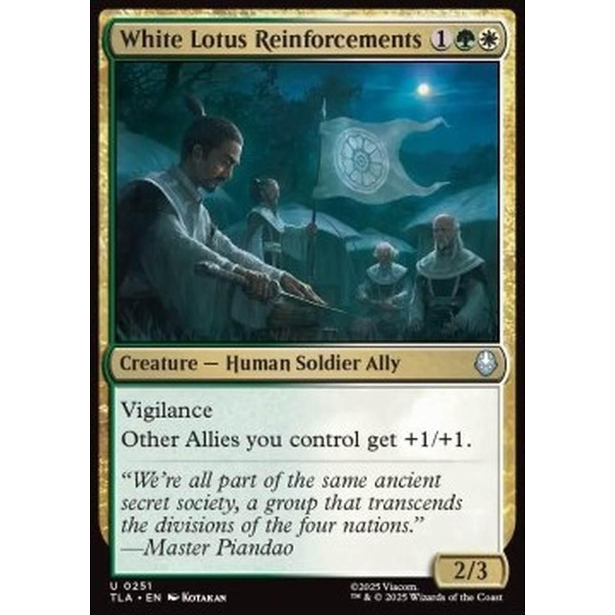 White Lotus Reinforcements - White Lotus Reinforcements - [TLA][NM] [Foil]