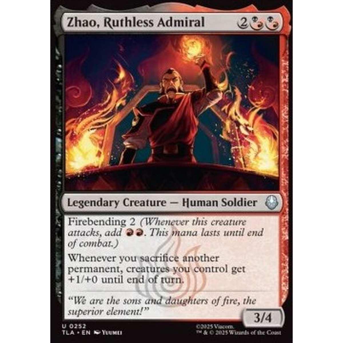 Zhao, Ruthless Admiral - Zhao, Ruthless Admiral - [TLA][NM] [Foil]