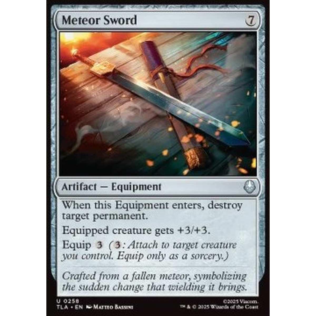 Meteor Sword - Meteor Sword - [TLA][NM] [Foil]