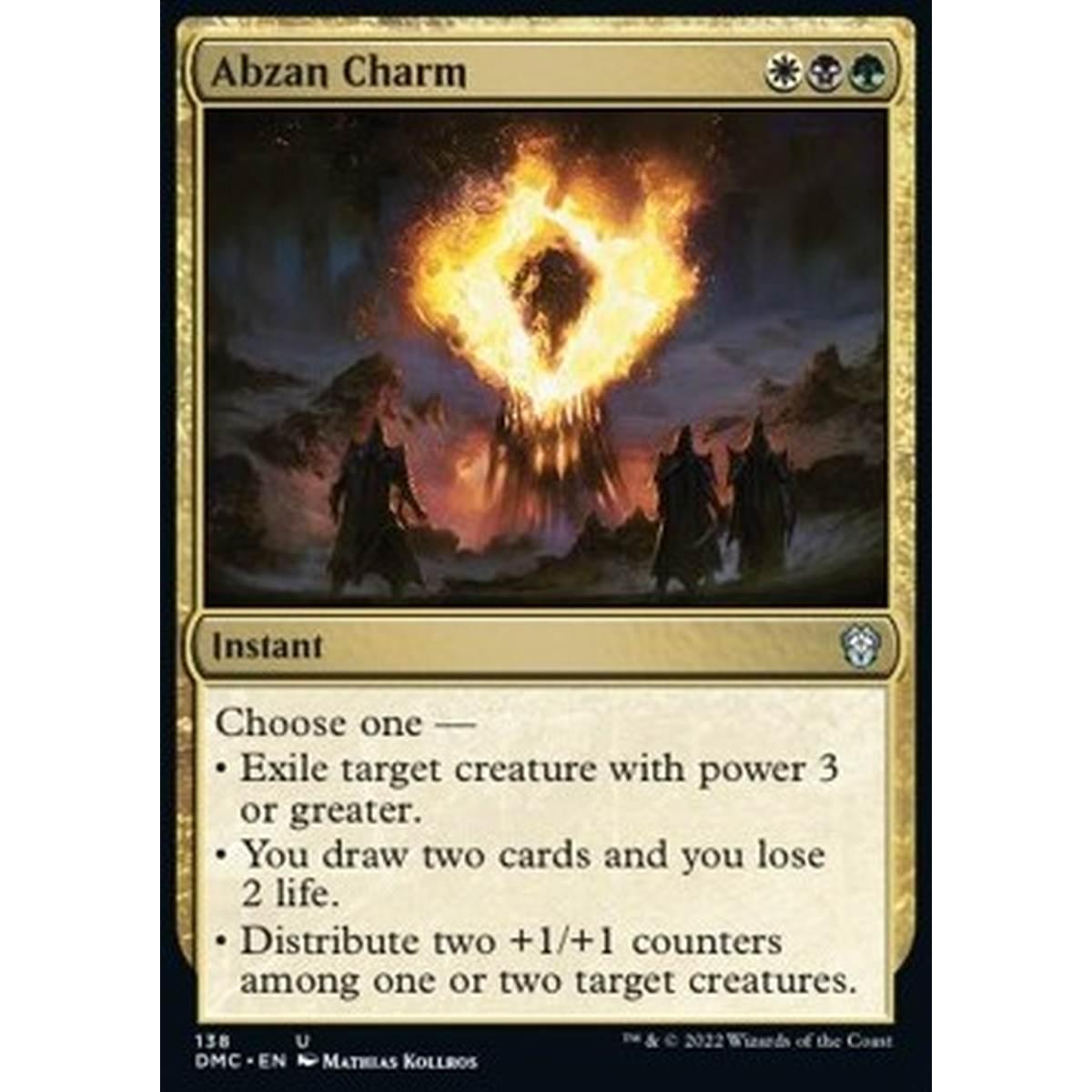 Abzan Charm - Talismano Abzan - [DMC][NM]