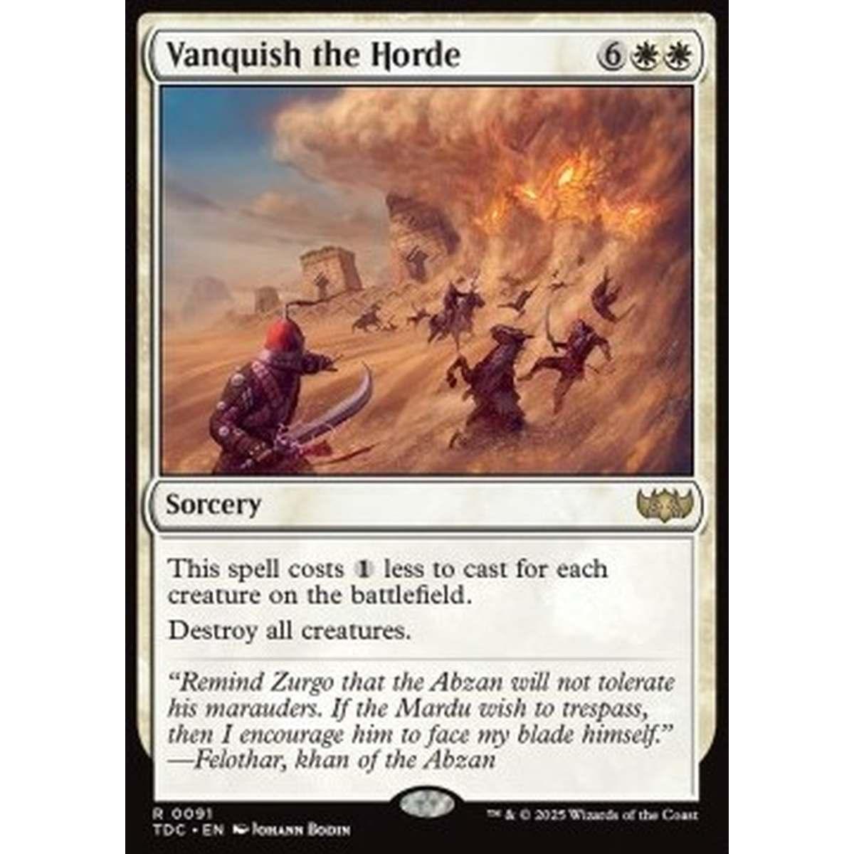 Vanquish the Horde - Vanquish the Horde - [TDC][NM]
