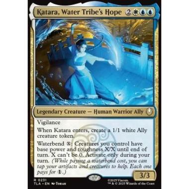 Katara, Water Tribe's Hope - Katara, Water Tribe's Hope - [TLA][NM] [Foil]