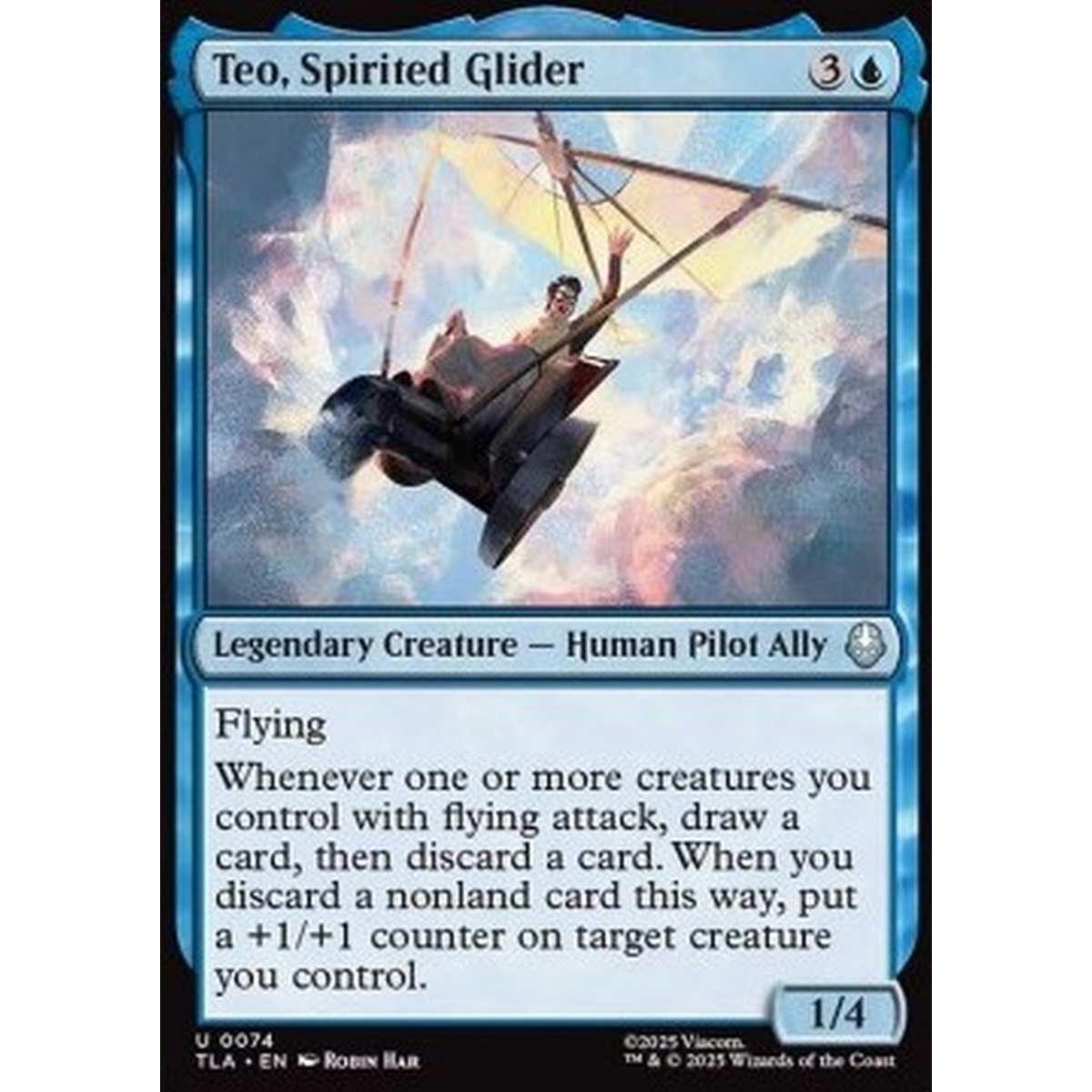 Teo, Spirited Glider - Teo, Spirited Glider - [TLA][NM] [Foil]
