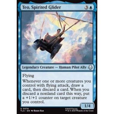 Teo, Spirited Glider - Teo, Spirited Glider - [TLA][NM] [Foil]