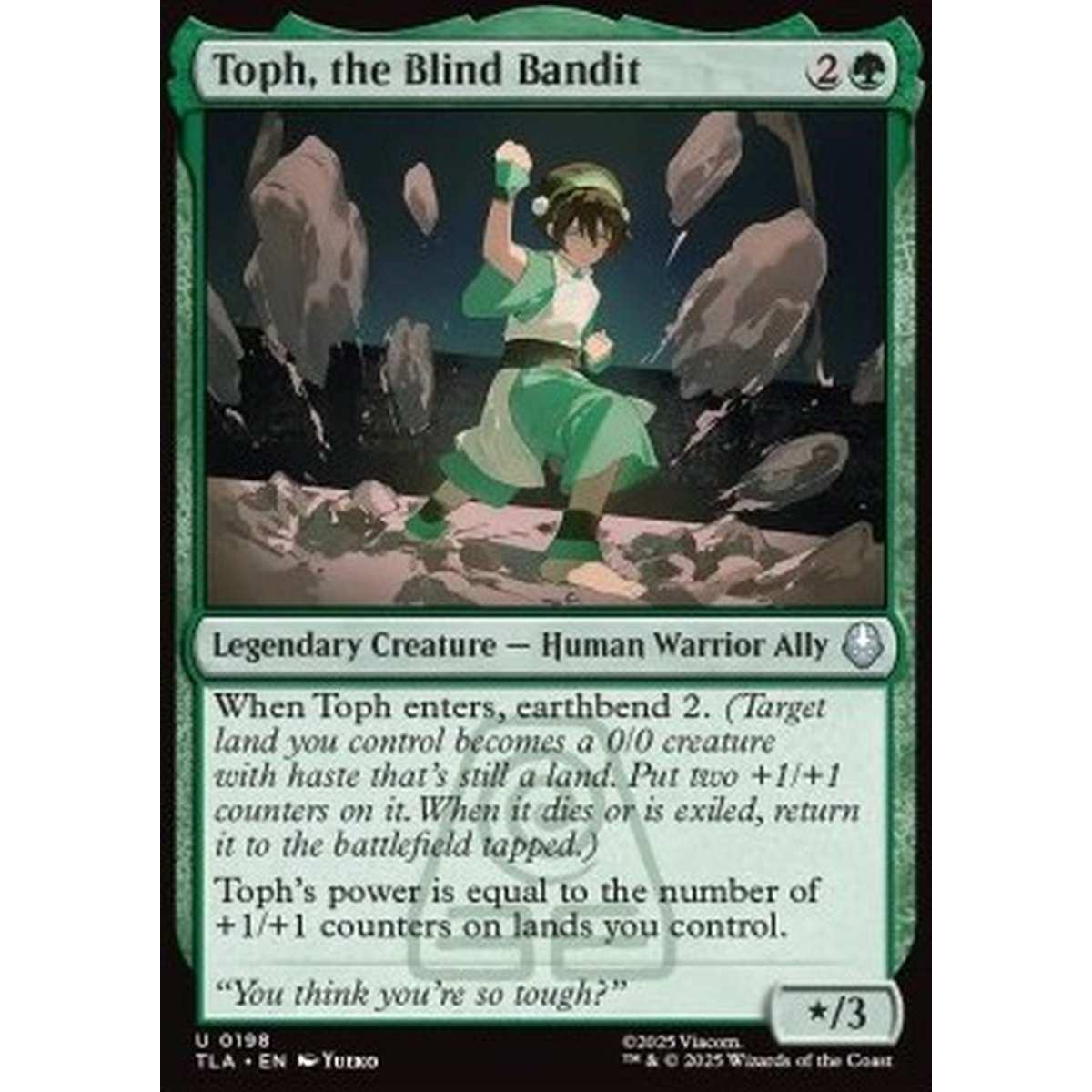 Toph, the Blind Bandit - Toph, the Blind Bandit - [TLA][NM] [Foil]