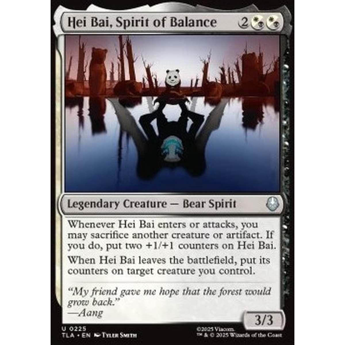 Hei Bai, Spirit of Balance - Hei Bai, Spirit of Balance - [TLA][NM] [Foil]