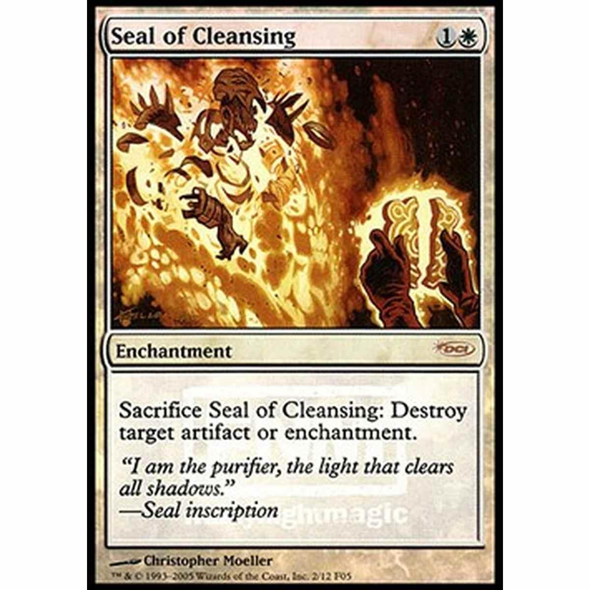 Seal of Cleansing - Seal of Cleansing - [FNM][GD] [Foil]
