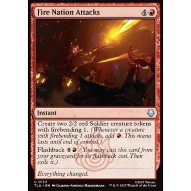 Fire Nation Attacks - Fire Nation Attacks - [TLA][NM] [Foil]