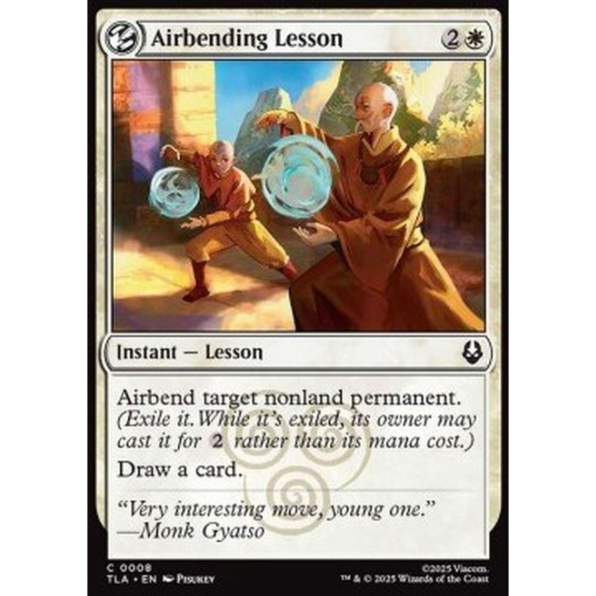 Airbending Lesson - Airbending Lesson - [TLA][NM] [Foil]