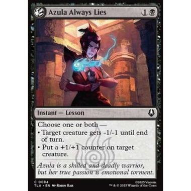 Azula Always Lies - Azula Always Lies - [TLA][NM] [Foil]