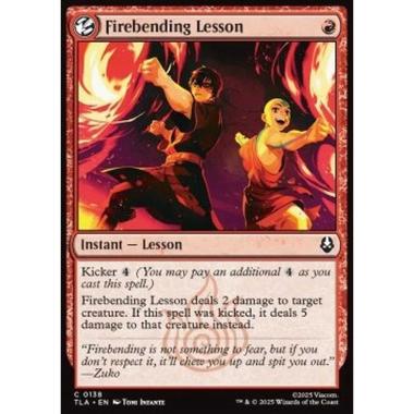 Firebending Lesson - Firebending Lesson - [TLA][NM] [Foil]