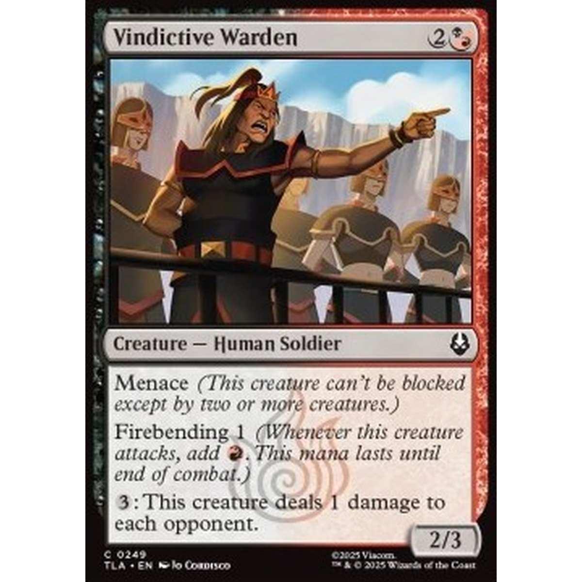 Vindictive Warden - Vindictive Warden - [TLA][NM] [Foil]
