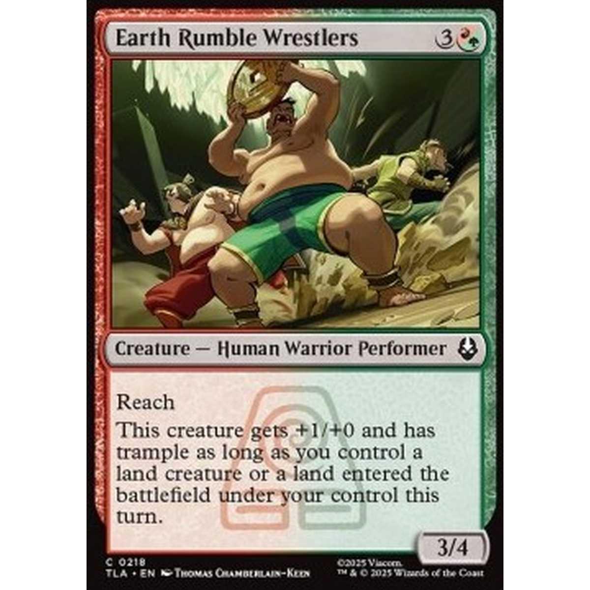 Earth Rumble Wrestlers - Earth Rumble Wrestlers - [TLA][NM] [Foil]