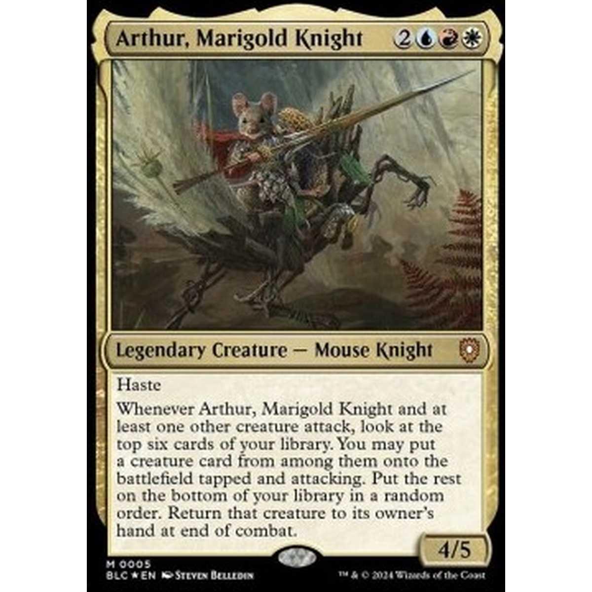 Arthur, Marigold Knight - Arthur, Marigold Knight - [BLC][NM] [Foil]