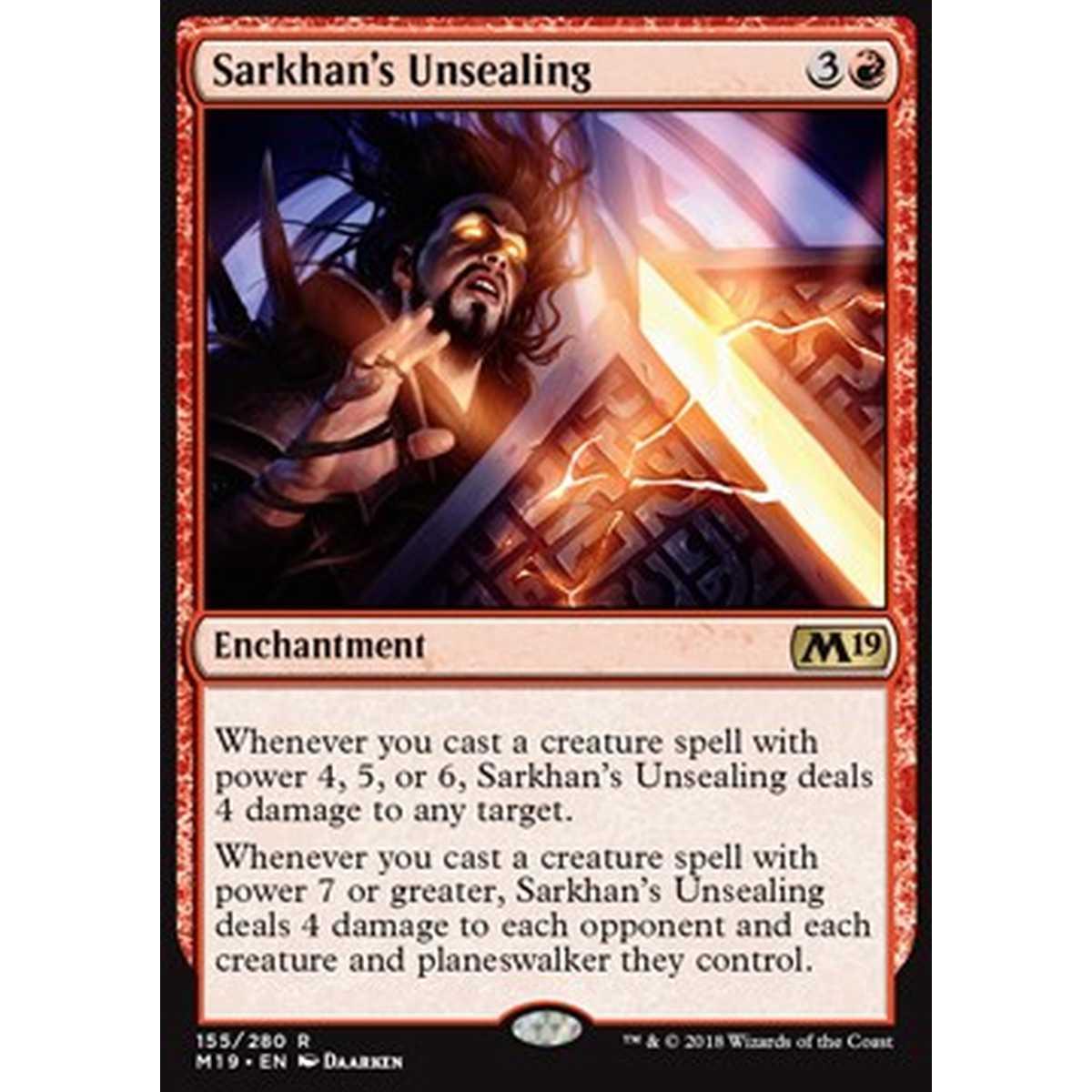 Sarkhan's Unsealing - Apertura del Sigillo di Sarkhan - [M19][NM]