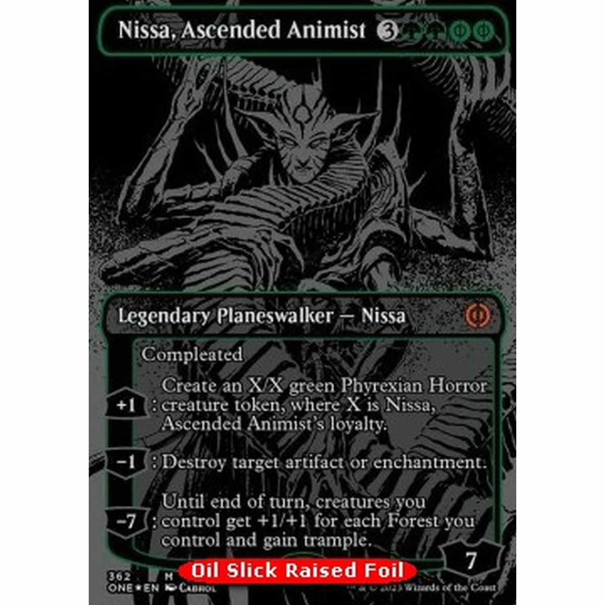 Nissa, Ascended Animist (V.3) - Nissa, Ascended Animist (V.3) - [XONE][NM] [Foil]