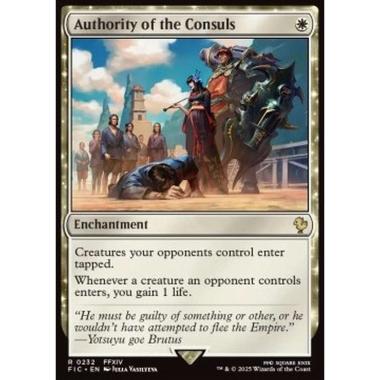 Authority of the Consuls - Authority of the Consuls - [FIC][NM]