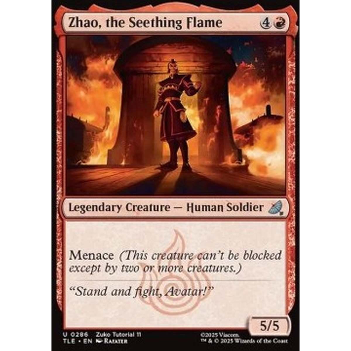 Zhao, the Seething Flame (V.2) - Zhao, the Seething Flame (V.2) - [TLE][NM] [Foil]