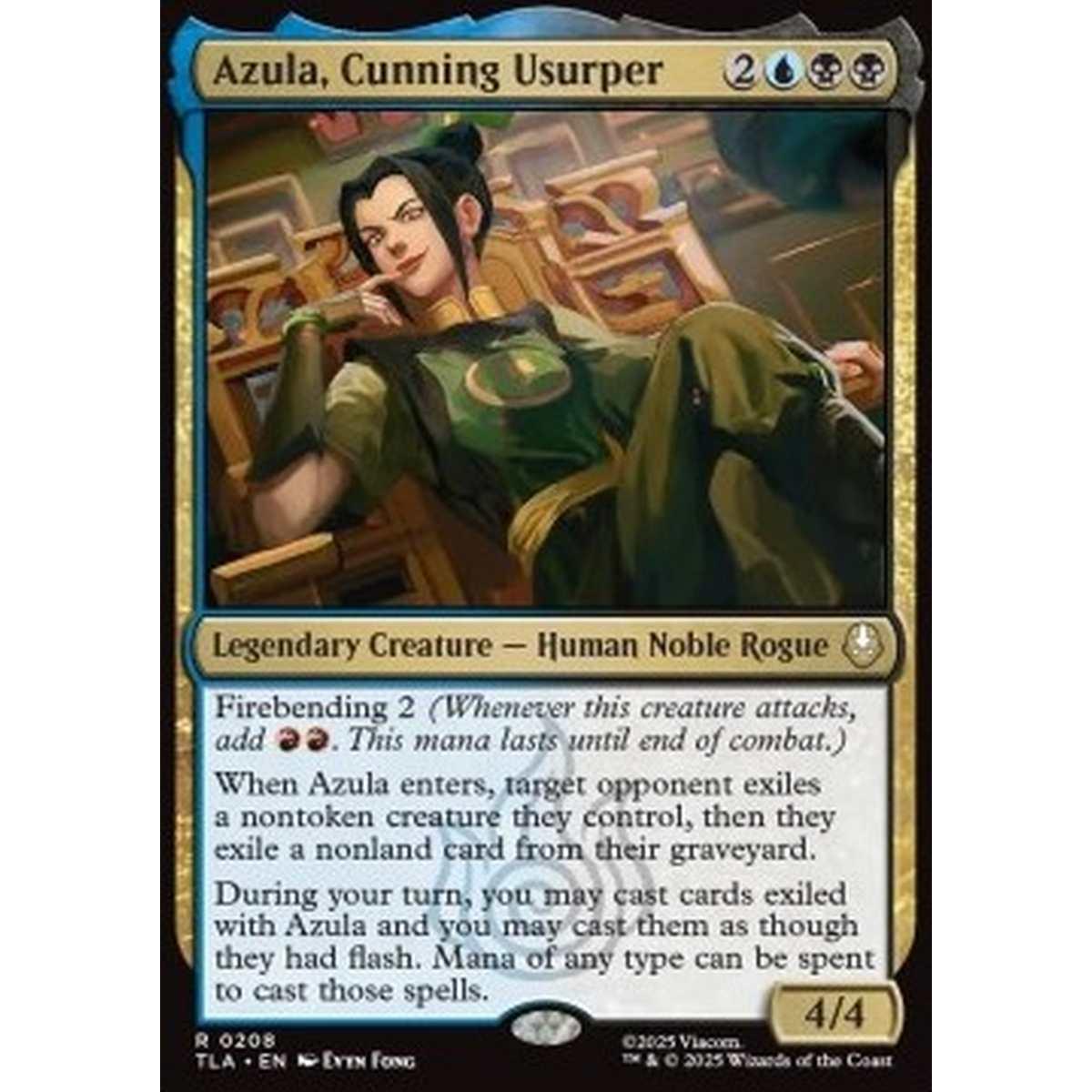 Azula, Cunning Usurper - Azula, Cunning Usurper - [TLA][NM] [Foil]