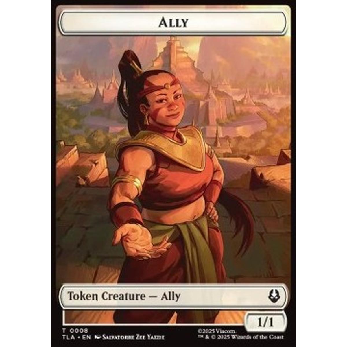 Ally Token (W 1/1) // Clue Token (V.5) - Ally Token (W 1/1) // Clue Token (V.5) - [TTLA][NM] [Foil]