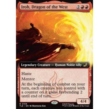 Iroh, Dragon of the West (V.2) - Iroh, Dragon of the West (V.2) - [TLE][NM] [Foil]
