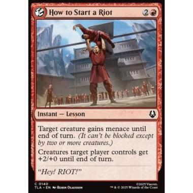 How to Start a Riot - How to Start a Riot - [TLA][NM] [Foil]
