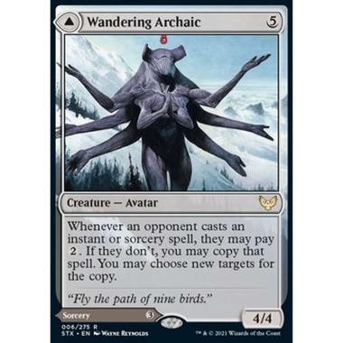 Wandering Archaic // Explore the Vastlands - Wandering Archaic // Explore the Vastlands - [STX][NM] [Foil]