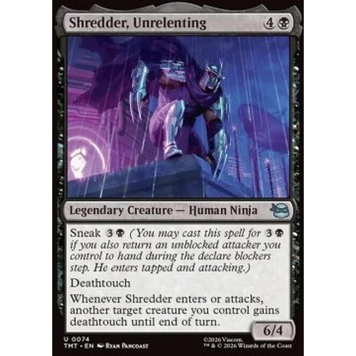 Shredder, Unrelenting - Shredder, Unrelenting - [TMT][NM]