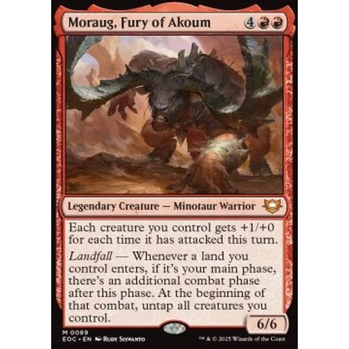 Moraug, Fury of Akoum - Moraug, Fury of Akoum - [EOC][NM]
