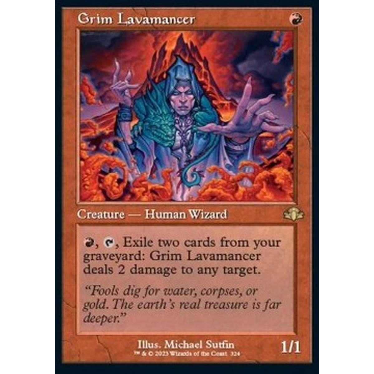 Grim Lavamancer (V.1) - Grim Lavamancer (V.1) - [XDMR][EX]