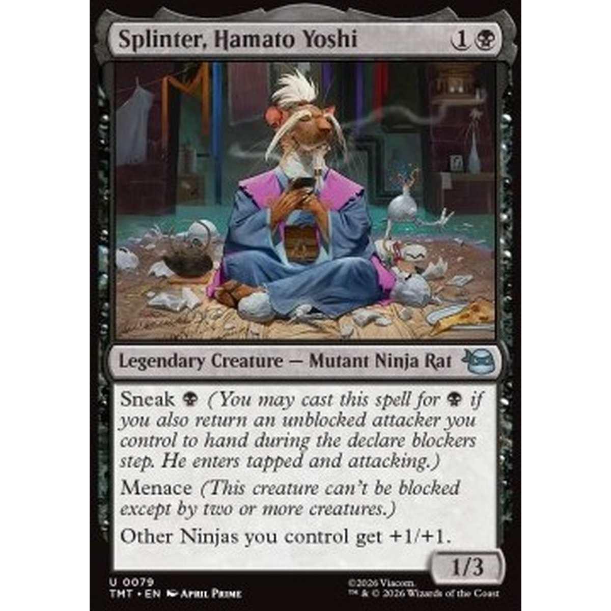 Splinter, Hamato Yoshi - Splinter, Hamato Yoshi - [TMT][NM] [Foil]
