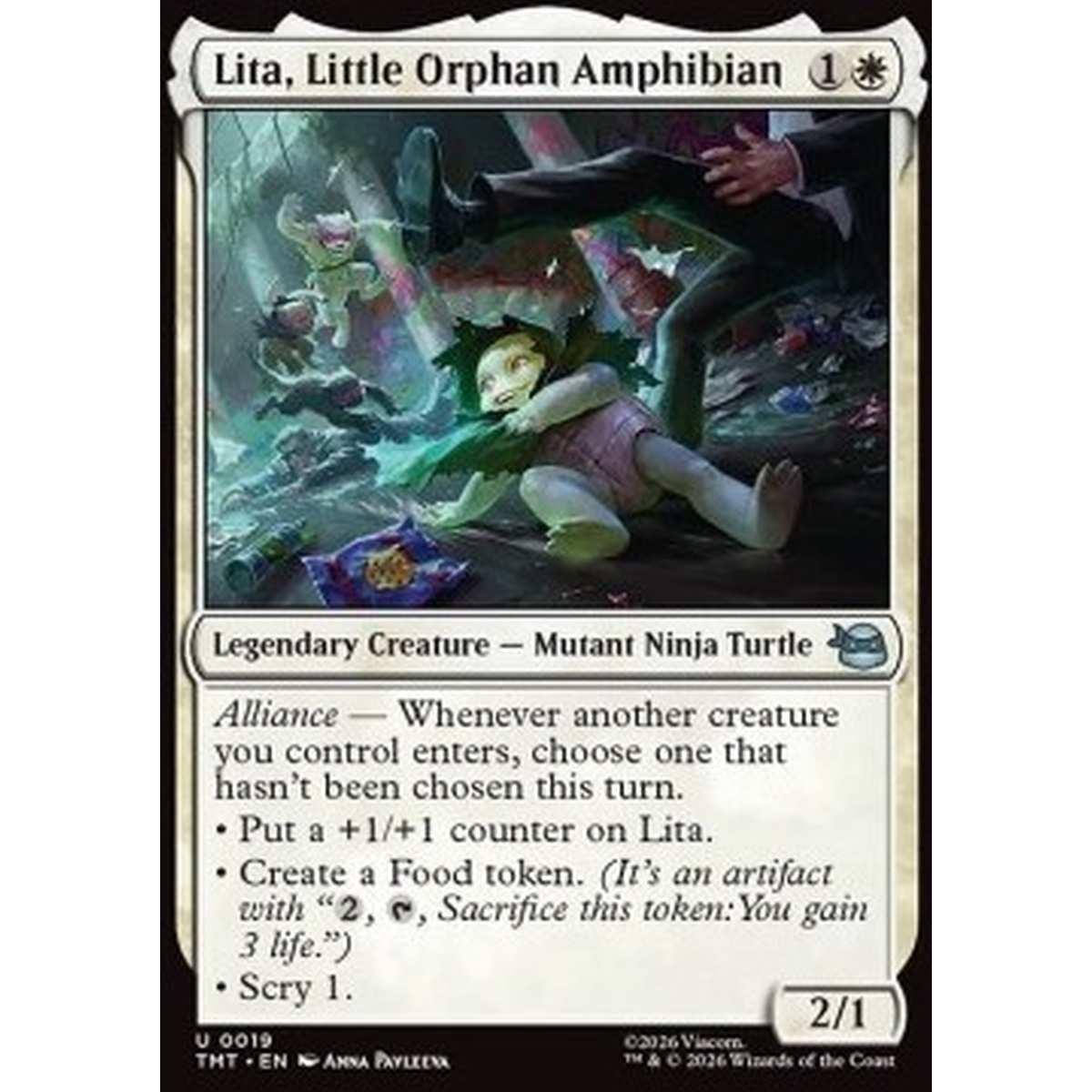 Lita, Little Orphan Amphibian - Lita, Little Orphan Amphibian - [TMT][NM] [Foil]
