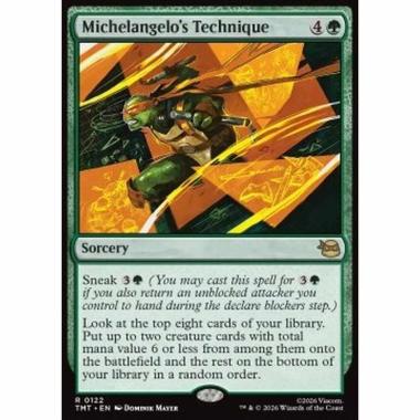 Michelangelo's Technique - Michelangelo's Technique - [TMT][NM] [Foil]