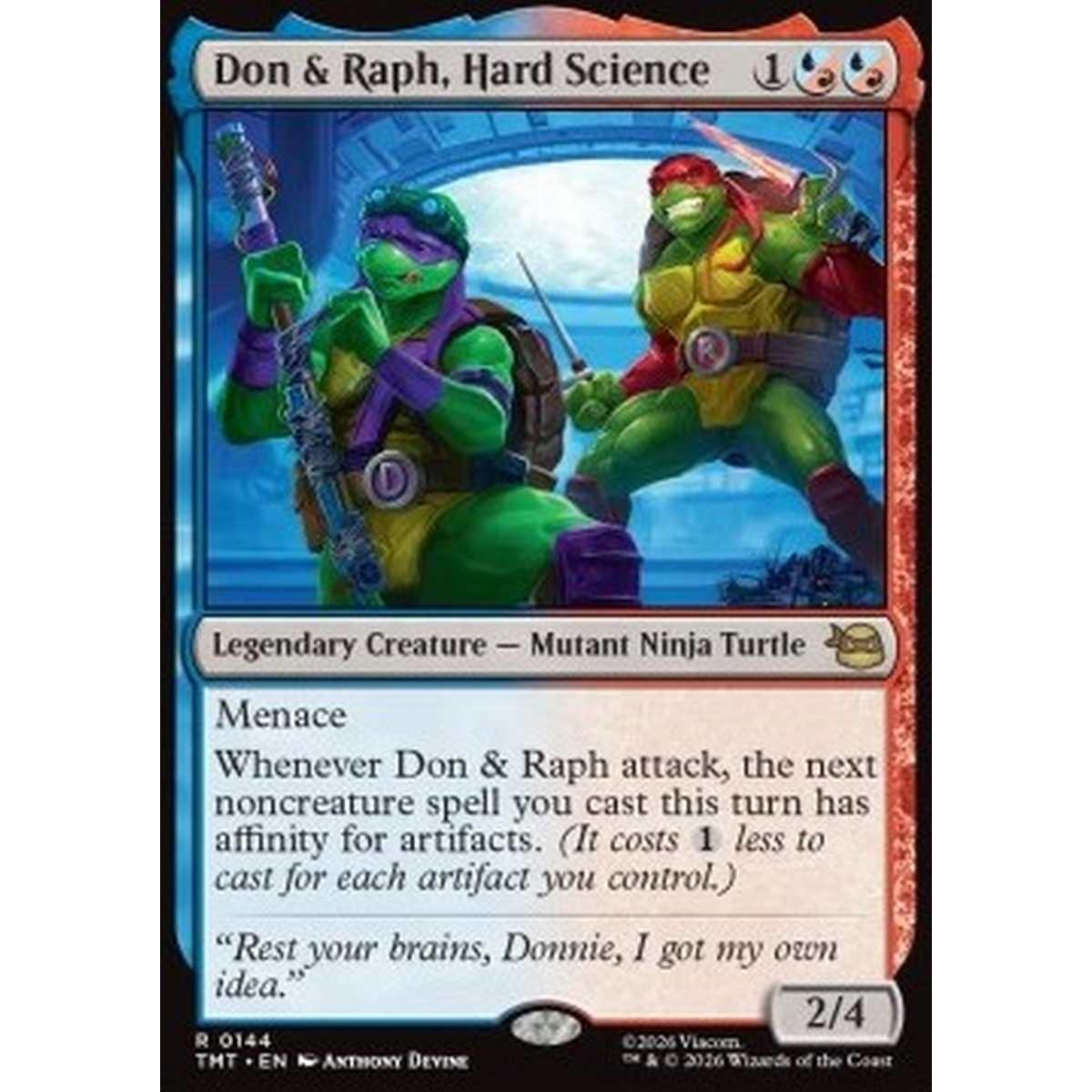 Don & Raph, Hard Science - Don & Raph, Hard Science - [TMT][NM] [Foil]