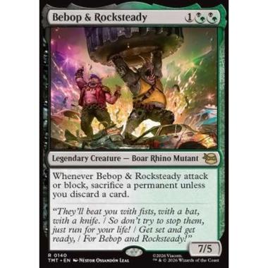 Bebop & Rocksteady - Bebop & Rocksteady - [TMT][NM] [Foil]