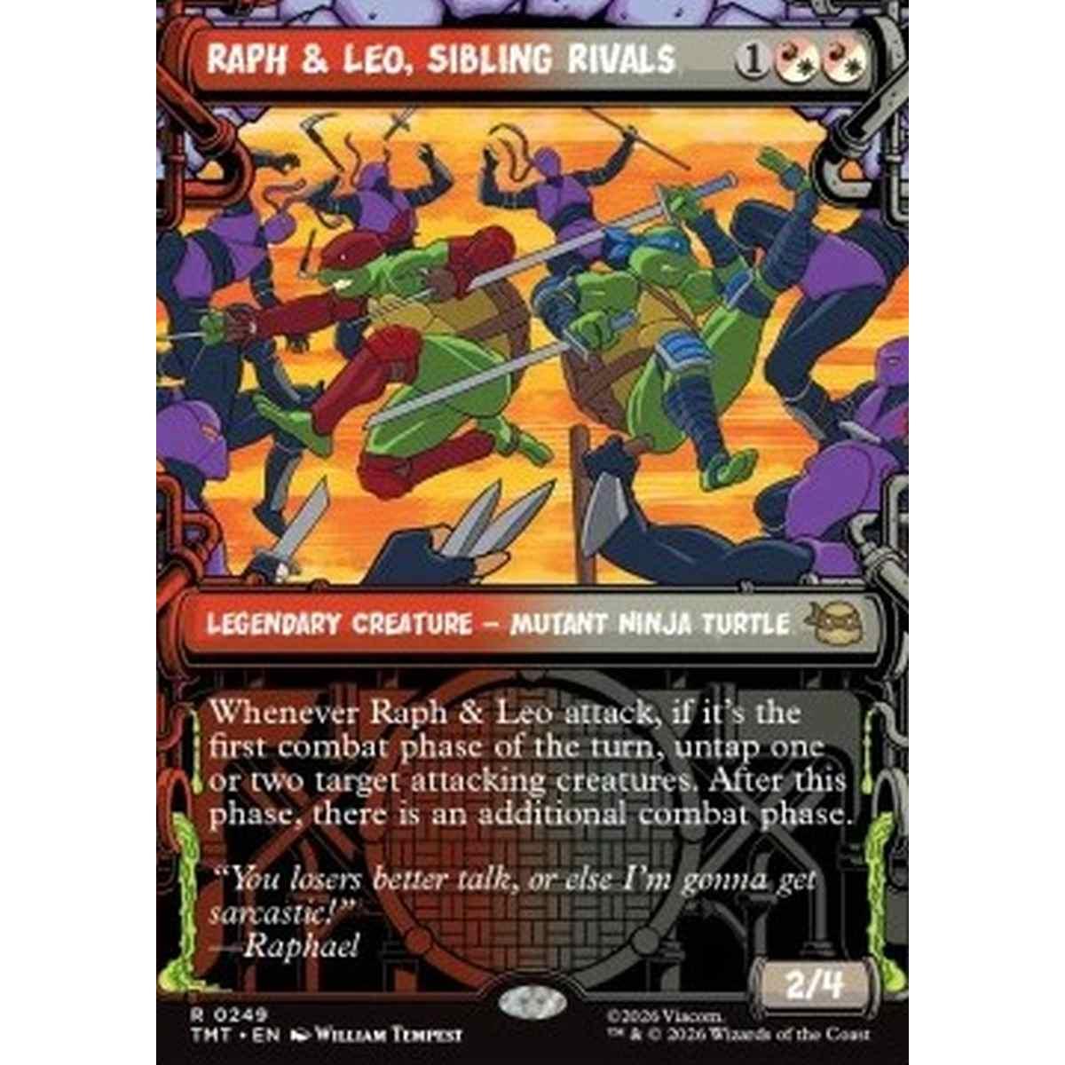 Raph & Leo, Sibling Rivals - Raph & Leo, Sibling Rivals - [XTMT][NM] [Foil]