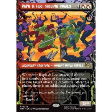Raph & Leo, Sibling Rivals - Raph & Leo, Sibling Rivals - [XTMT][NM] [Foil]