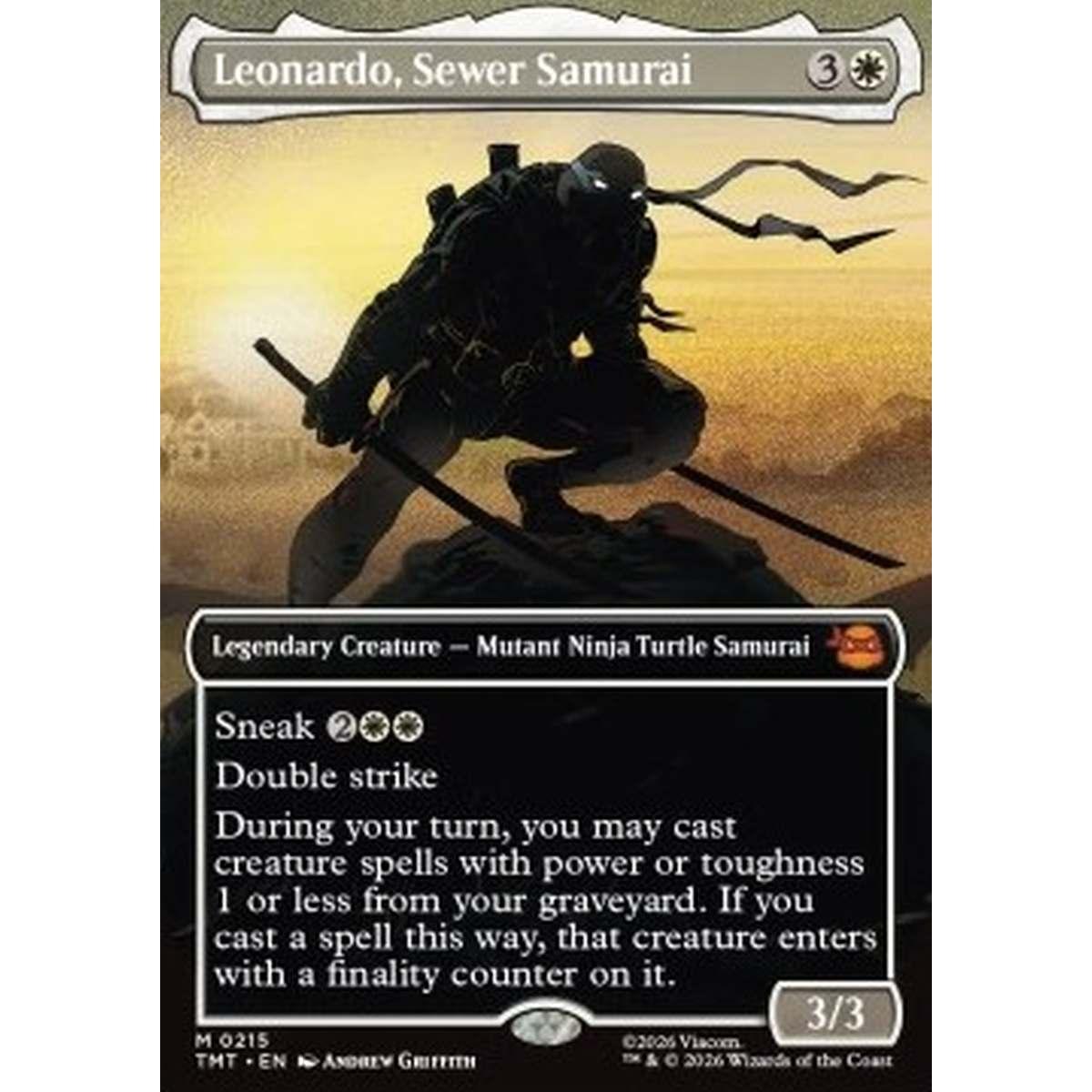 Leonardo, Sewer Samurai (V.1) - Leonardo, Sewer Samurai (V.1) - [XTMT][NM]