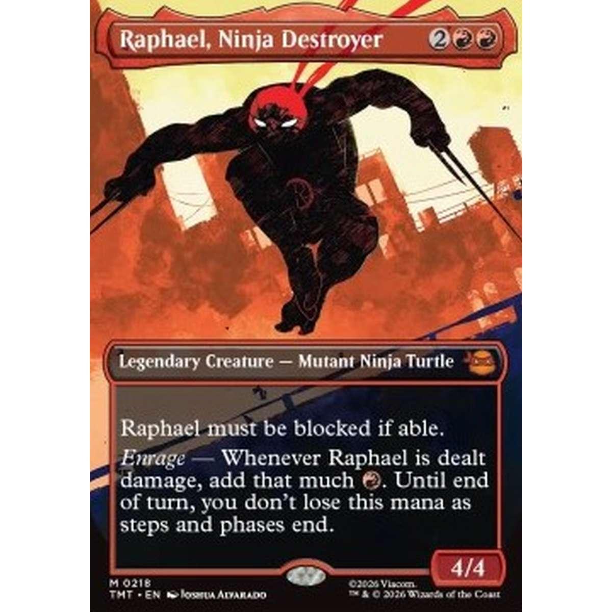 Raphael, Ninja Destroyer (V.1) - Raphael, Ninja Destroyer (V.1) - [XTMT][NM] [Foil]