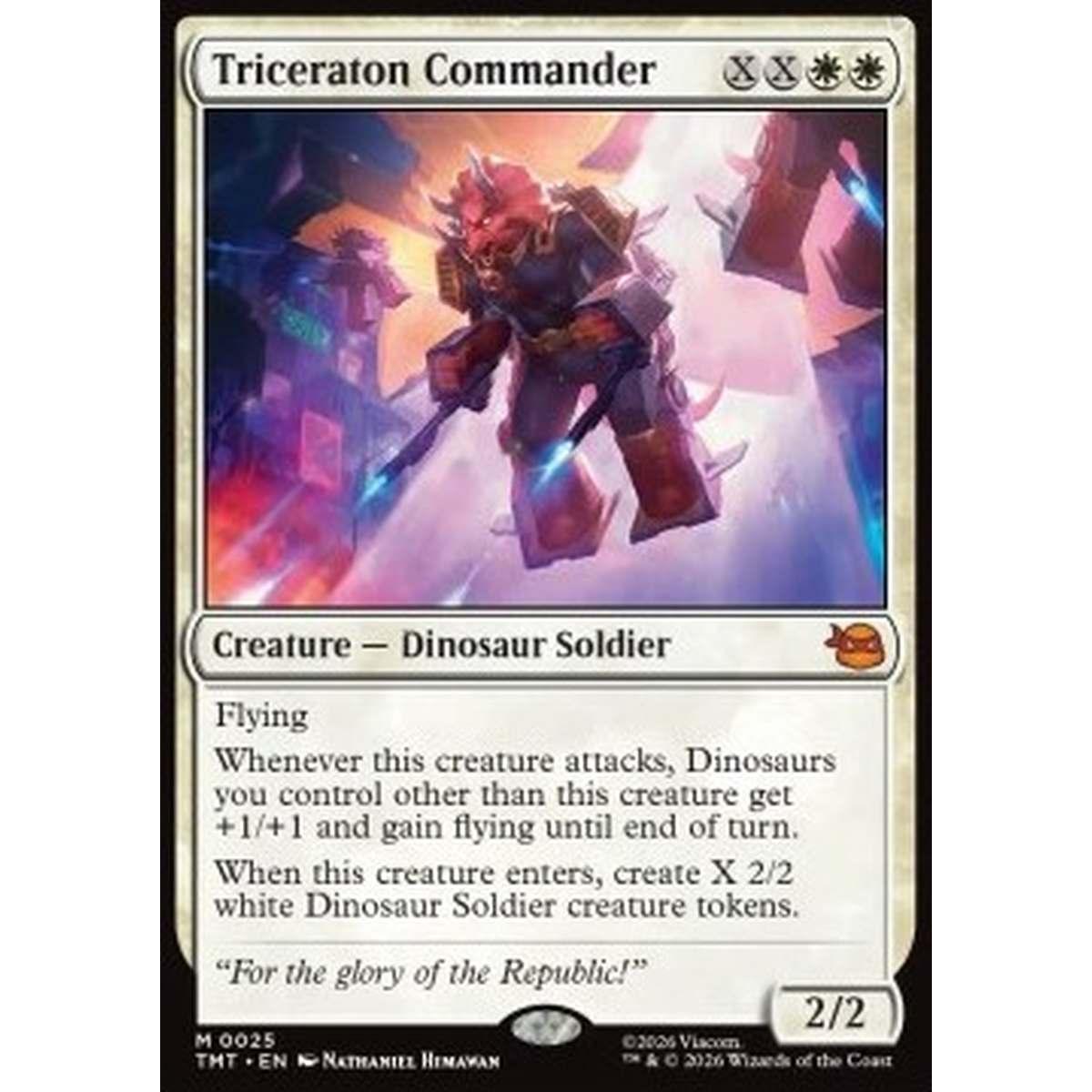 Triceraton Commander - Triceraton Commander - [TMT][NM] [Foil]