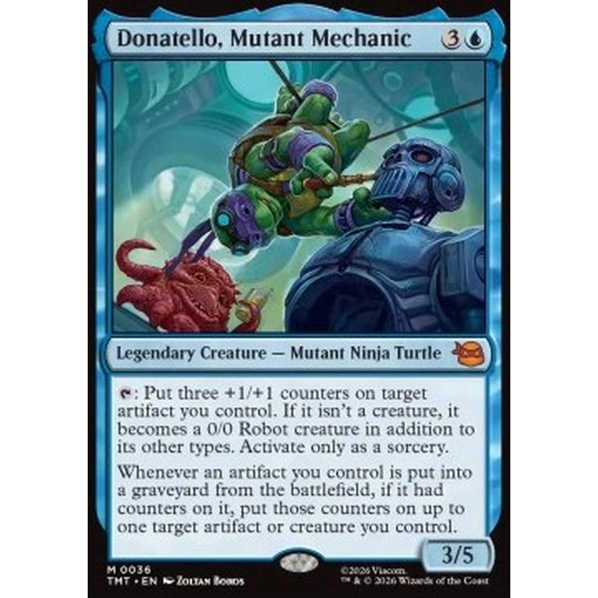 Donatello, Mutant Mechanic - Donatello, Mutant Mechanic - [TMT][NM] [Foil]