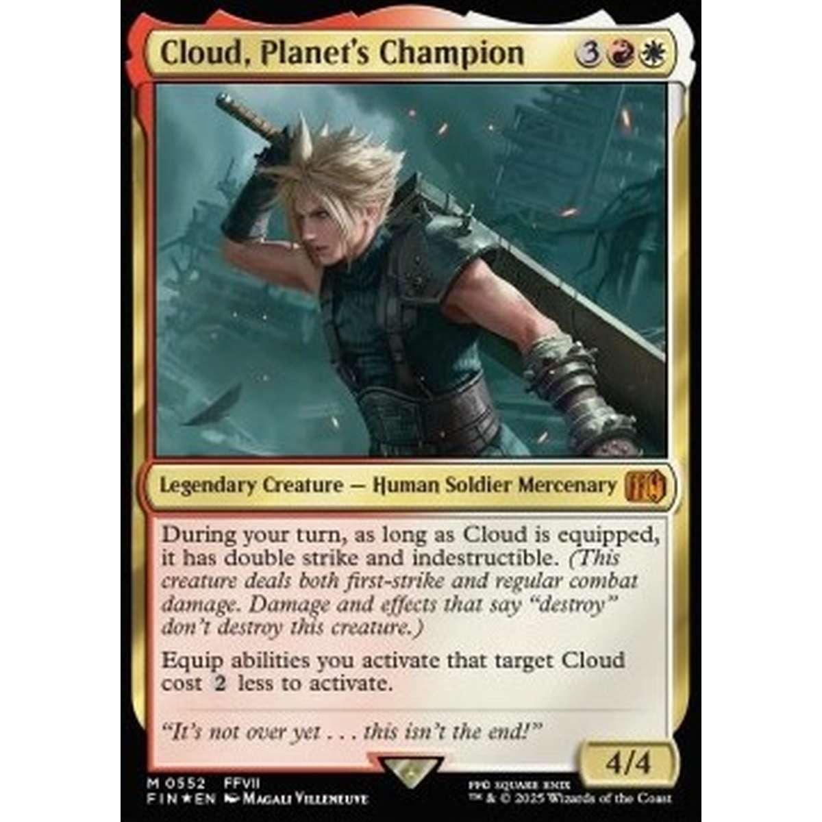 Cloud, Planet's Champion (V.2) - Cloud, Planet's Champion (V.2) - [XFIN][NM] [Foil]