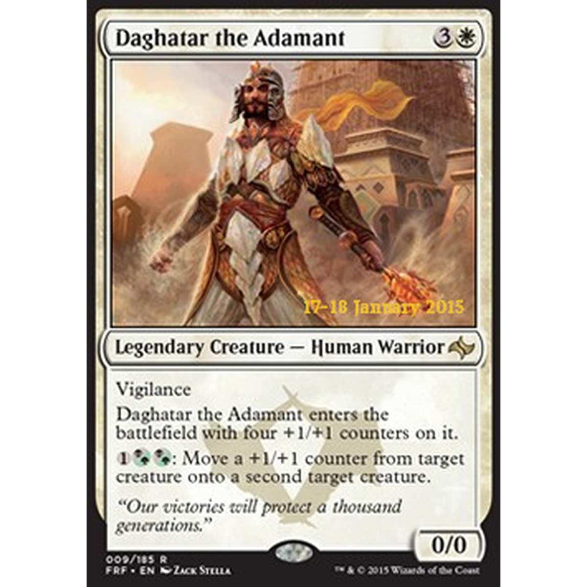 Daghatar the Adamant - Daghatar l'Irremovibile - [PFRF][EX] [Foil]