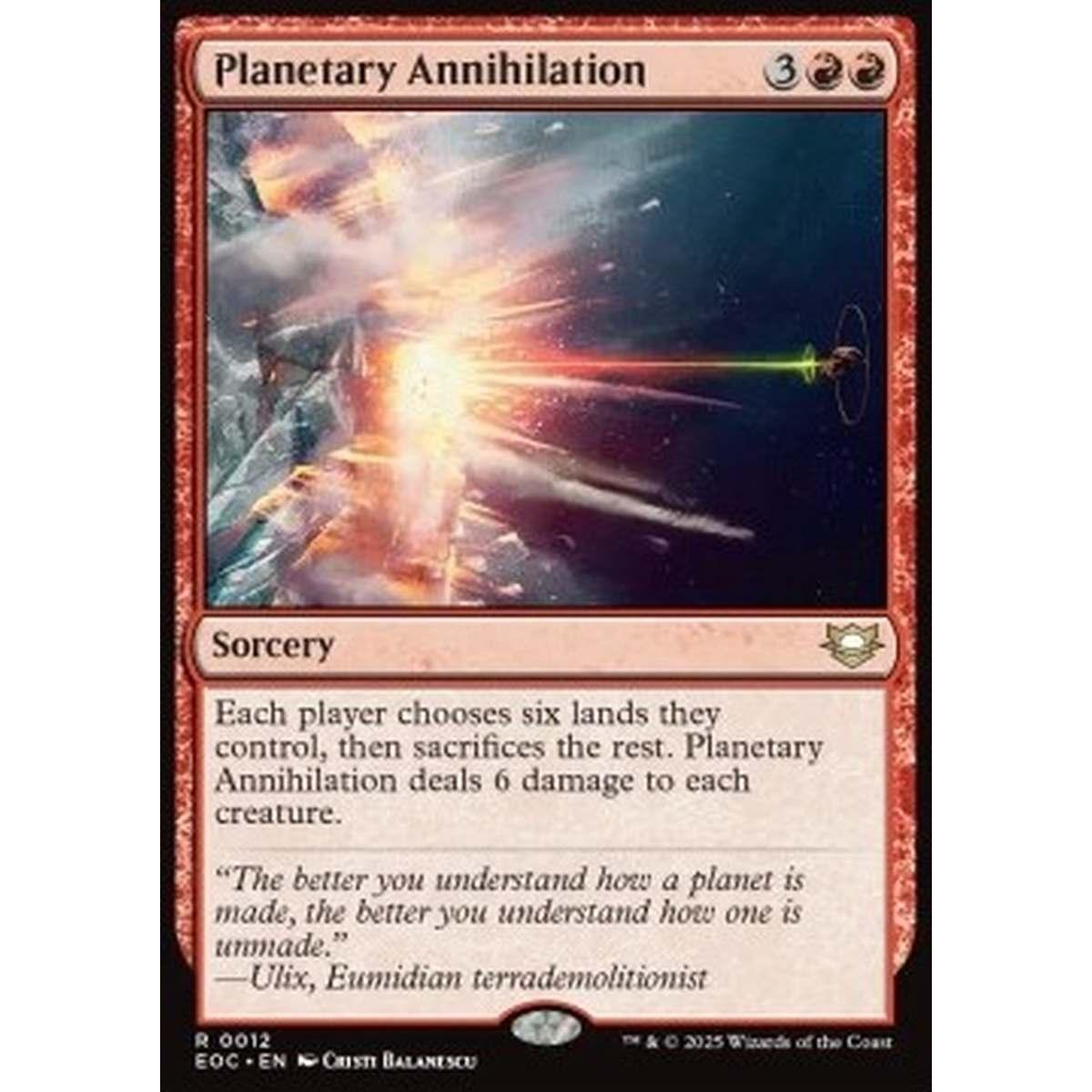 Planetary Annihilation - Planetary Annihilation - [EOC][NM]