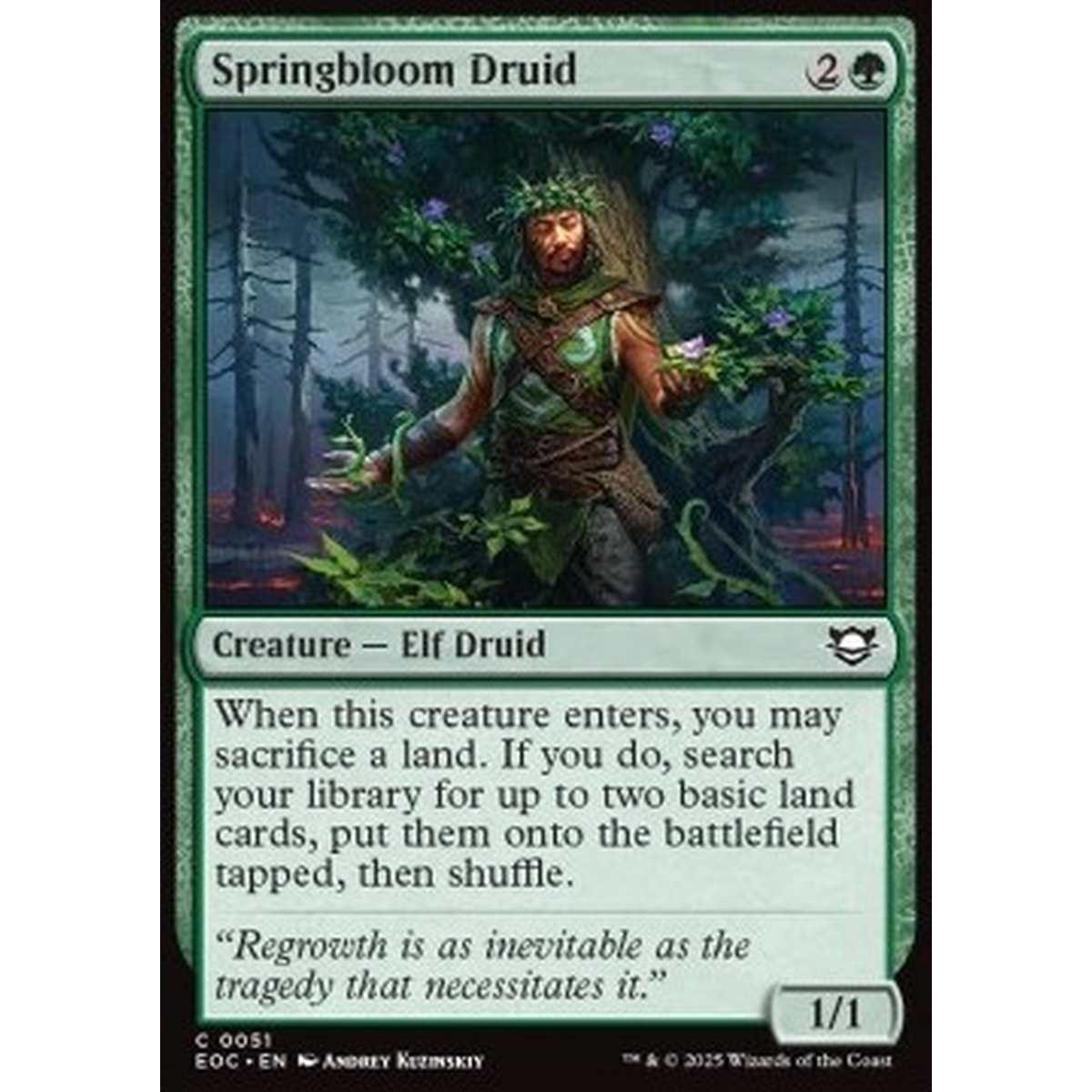 Springbloom Druid - Springbloom Druid - [EOC][NM]
